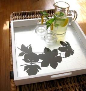 Silver leaf tray