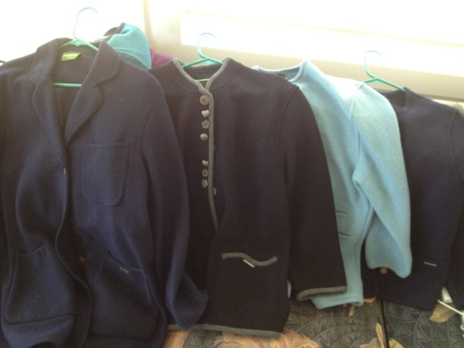 Classic Geiger boiled wool jackets Classic Geiger boiled wool jackets