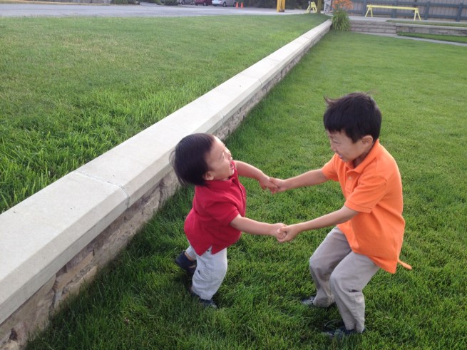 Playing at the Winery