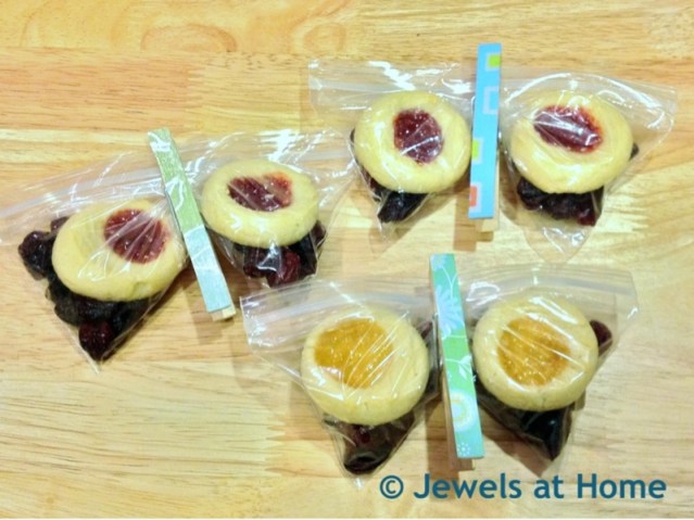 Butterfly snack bags for a bug-themed birthday party.  By Jewels at Home.