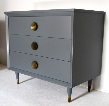 Grey dresser makeover by The Wits.