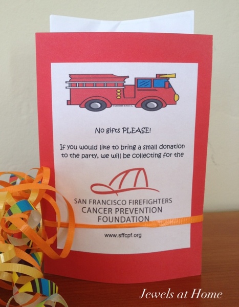 Instead of birthday gifts, collect donations for a meaningful charity.  From Jewels at Home.