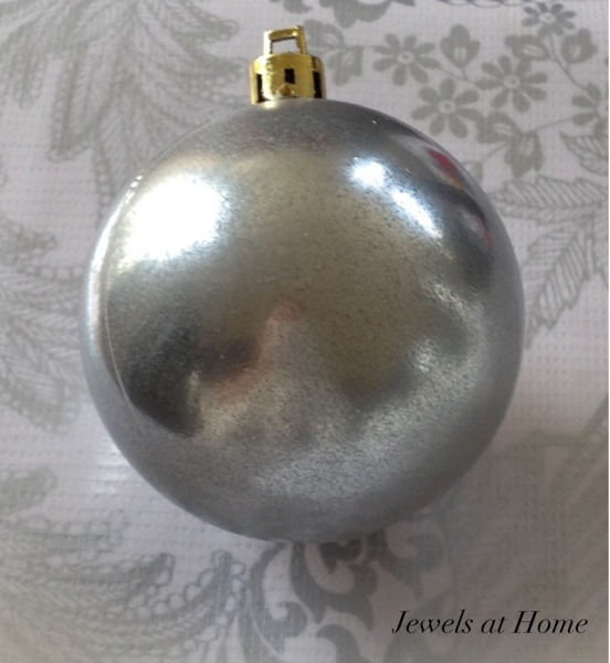 Create this mercury glass look-alike finish using spray paints. {Jewels at Home}