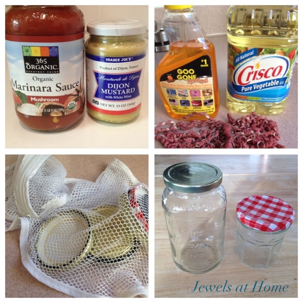 Great ideas for gifts in a jar. Step one: clean and prep your jars. {Jewels at Home}