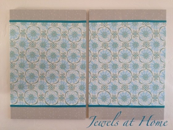 Fabric-covered magnet boards | Jewels at Home