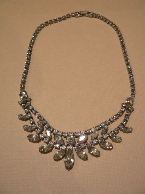Art Deco rhinestone necklace. Fab collection of ideas for a Mad Men party. {Jewels at Home} Art Deco rhinestone necklace. Fab collection of ideas for a Mad Men party. {Jewels at Home}