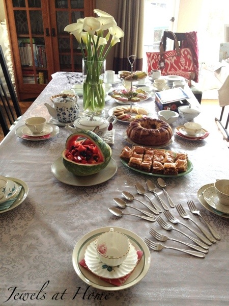 Vintage afternoon tea party.  {Jewels at Home}