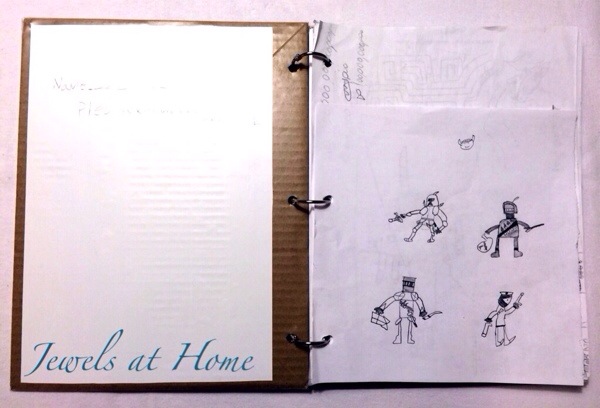 Make your own customized DIY notebooks covered in scrapbook paper or fabric. A beautiful way to organize loose papers | Jewels at Home Make your own customized DIY notebooks covered in scrapbook paper or fabric. A beautiful way to organize loose papers | Jewels at Home