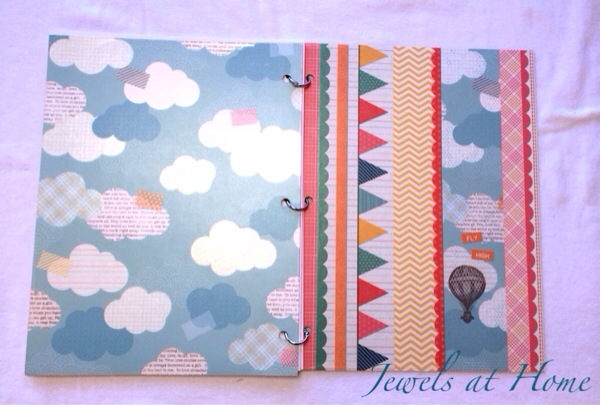 Make your own customized DIY notebooks covered in scrapbook paper or fabric. A beautiful way to organize loose papers | Jewels at Home Make your own customized DIY notebooks covered in scrapbook paper or fabric. A beautiful way to organize loose papers | Jewels at Home