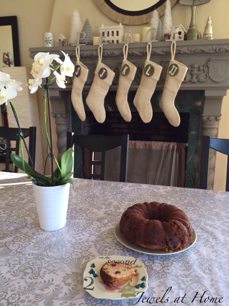 Modern fruitcake recipe: Cranberry white chocolate cake | Jewels at Home