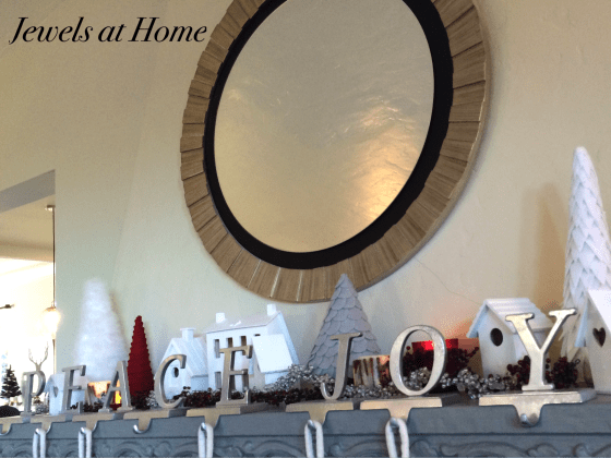 Modern White Christmas Village DIY | Jewels at Home