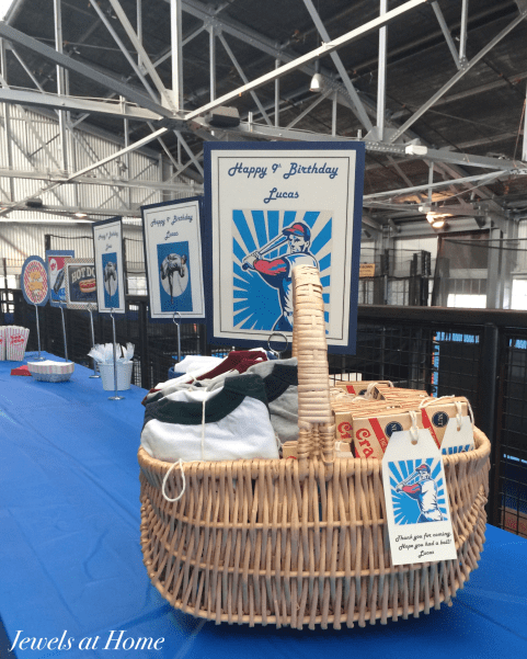 Take Me Out to the Ball Game Birthday Party! Jewels at Home