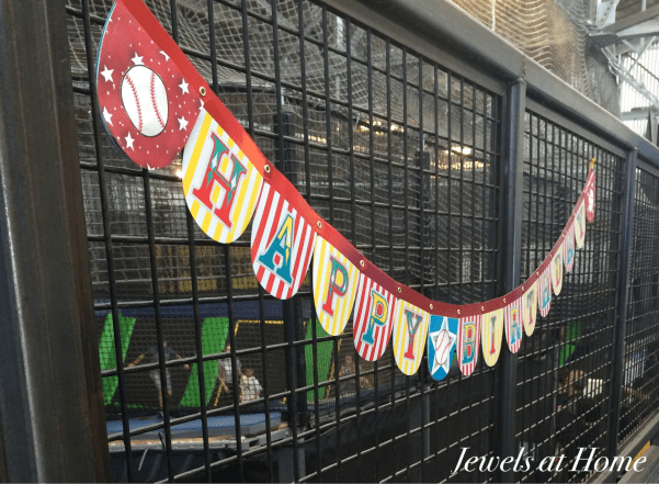 Take Me Out to the Ball Game Birthday Party! Jewels at Home