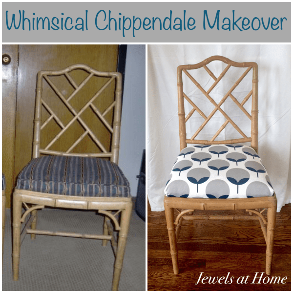 A Few of My Favorite Chairs - Whimsical Chippendale Makeover | Jewels at Home