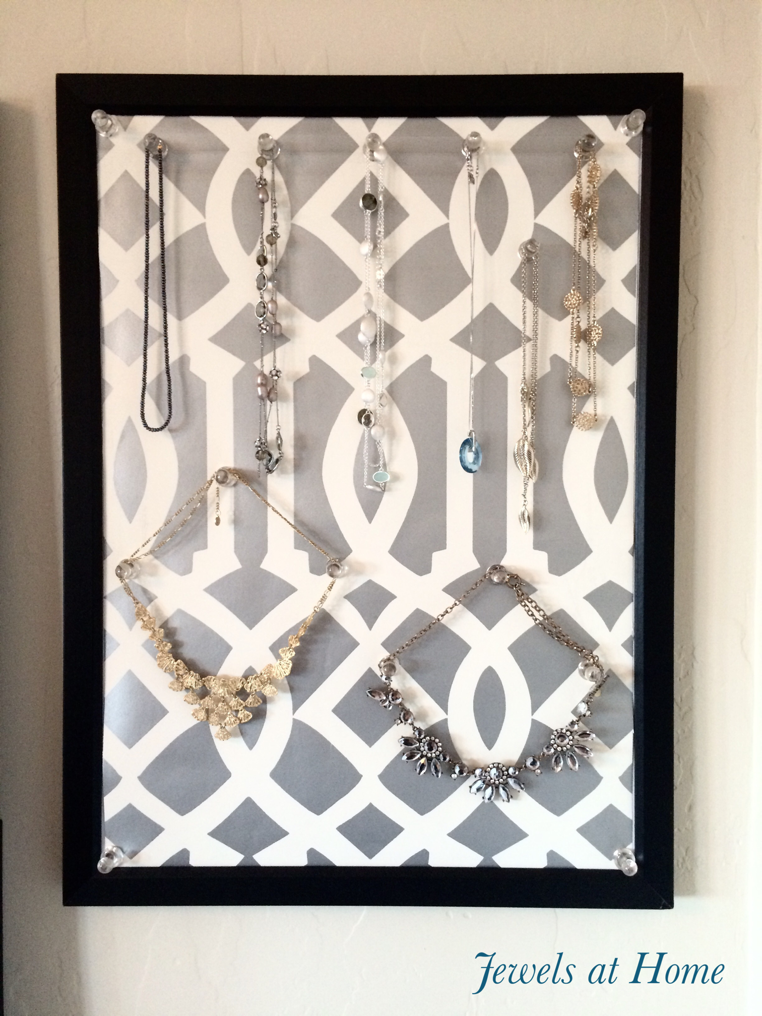 Easy DIY Jewelry Display Board | Jewels at Home