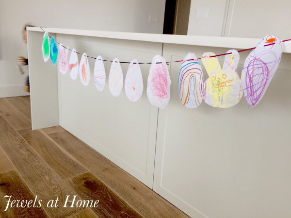 Kids' Upcycled Easter Garland | Jewels at Home