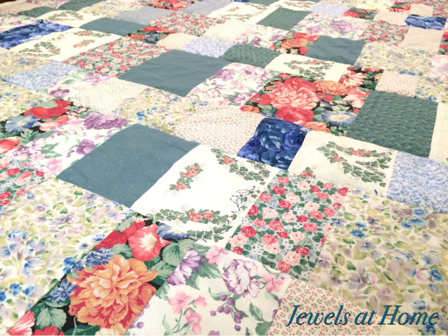 Patchwork Quilt Tablecloth for a Tea Party | Jewels at Home