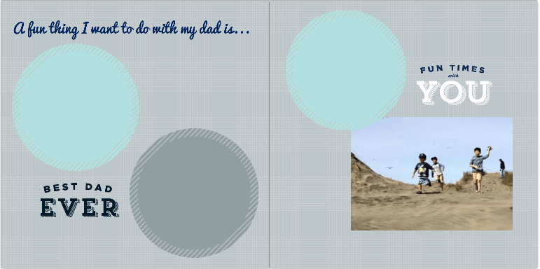 Father's Day Photo Books to complete with the kids | Jewels at Home