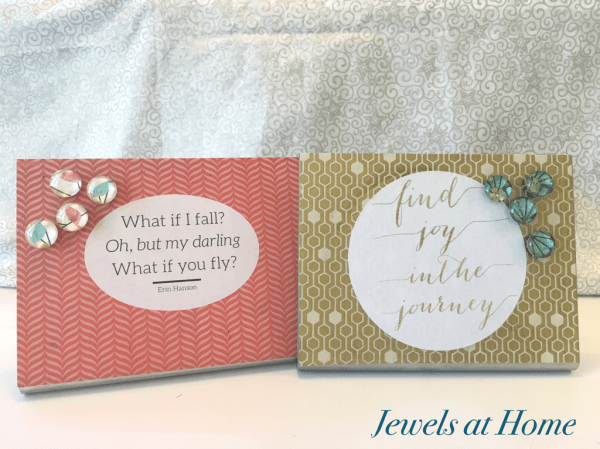 Desktop Magnet Boards with Glass Magnets | Jewels at Home