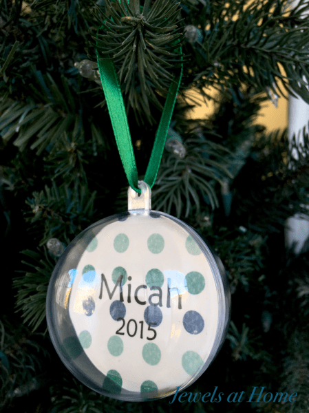Personalized Globe Christmas Ornaments | Jewels at Home