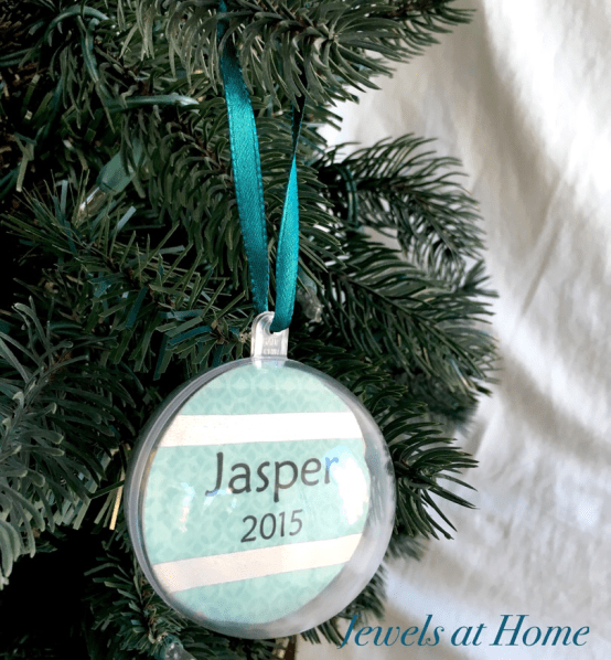 Personalized Globe Christmas Ornaments | Jewels at Home