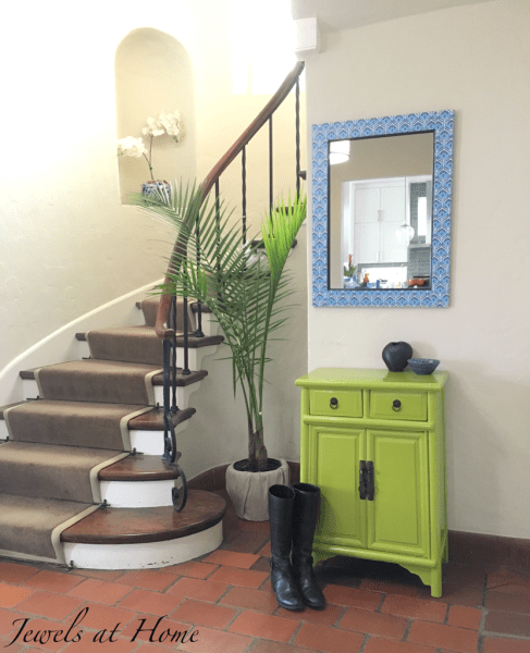 Happy and Bright Painted Foyer Table | Jewels at Home