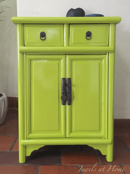 Happy and Bright Painted Foyer Table | Jewels at Home