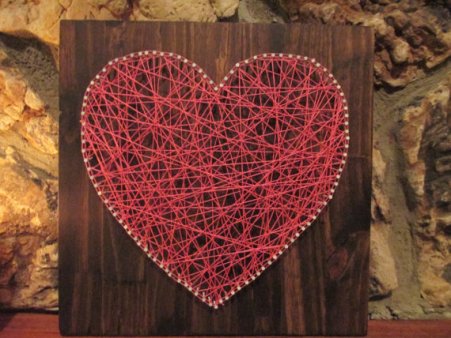 string art heart