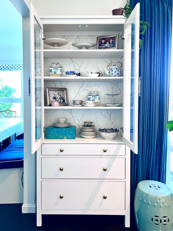 Customizing an IKEA Hemnes China Cabinet | Jewels at Home